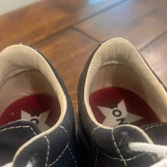 RARE Converse One Star Platform Ox sneakers 564031C black red bottom soles 5.5 - Picture 15 of 17